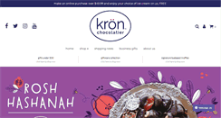 Desktop Screenshot of kronchocolatier.com