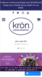 Mobile Screenshot of kronchocolatier.com